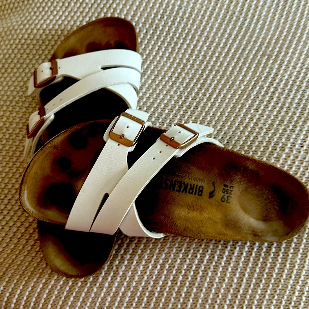 Birkenstocks! White-great condition!!